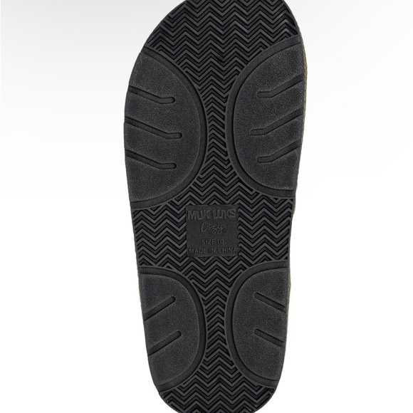 MUK LUKS Mens Slip On Slippers Size 12 Soft Cushioned Insole Indoor Outdoor New - Picture 5 of 6